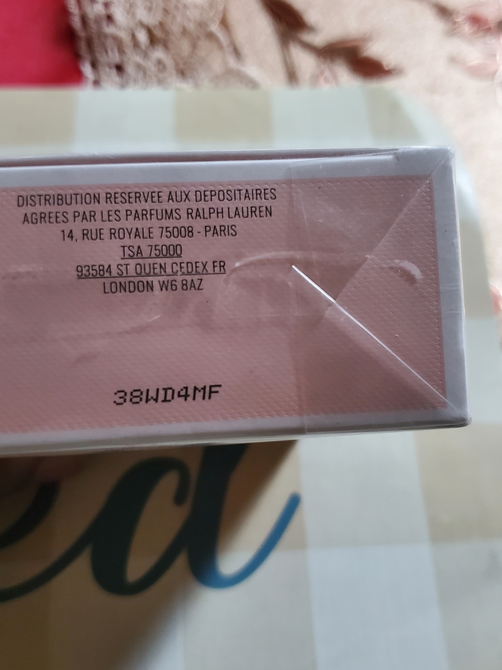 Ralph Lauren Perfume Box - Soft Pink